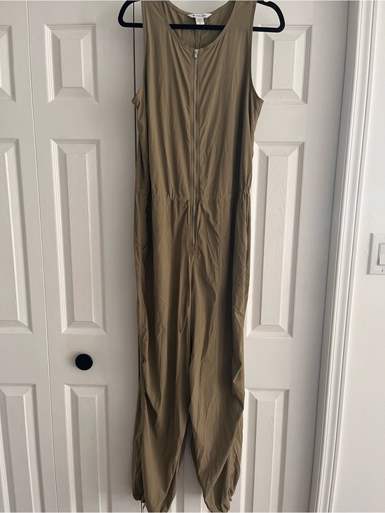 Pants - ATHLETA khaki jumpsuit, size L.